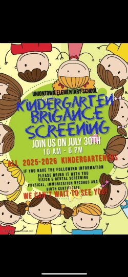 Kindergarten Brigance Screening